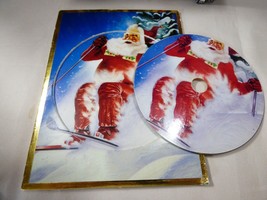 Merry Christmas Santa Claus Pop out compact CD music Card 1993  - £19.71 GBP