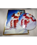 Merry Christmas Santa Claus Pop out compact CD music Card 1993  - £19.71 GBP
