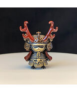 Brass Samurai Knife Bead, EDC Lanyard Charm - $17.99