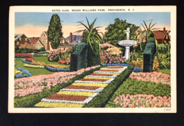 Providence, RI-Rhode Island, Gates Ajar, Roger Williams Park PC Floral Garden - £3.14 GBP