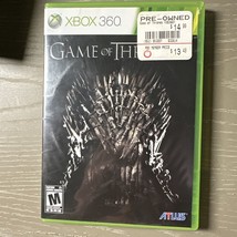 GAME OF THRONES (MICROSOFT XBOX 360 2012) COMPLETE CIB WITH MANUAL - £15.93 GBP