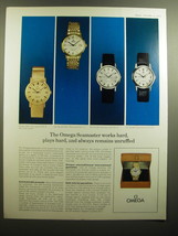 1964 Omega Seamaster Watches Ad - BA 365 5801, CD 166 020/BCT, ST 165 003 - £14.77 GBP
