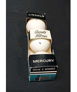 1970’s Arnold Palmer LINCOLN MERCURY AUTOMOBILES Sleeve Golf Balls UNUSED - $13.02 CAD