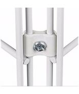 Gridwall Joining Connectors - Grid Panel Joiner Clips - White - 20 Pieces - $173.53 MXN