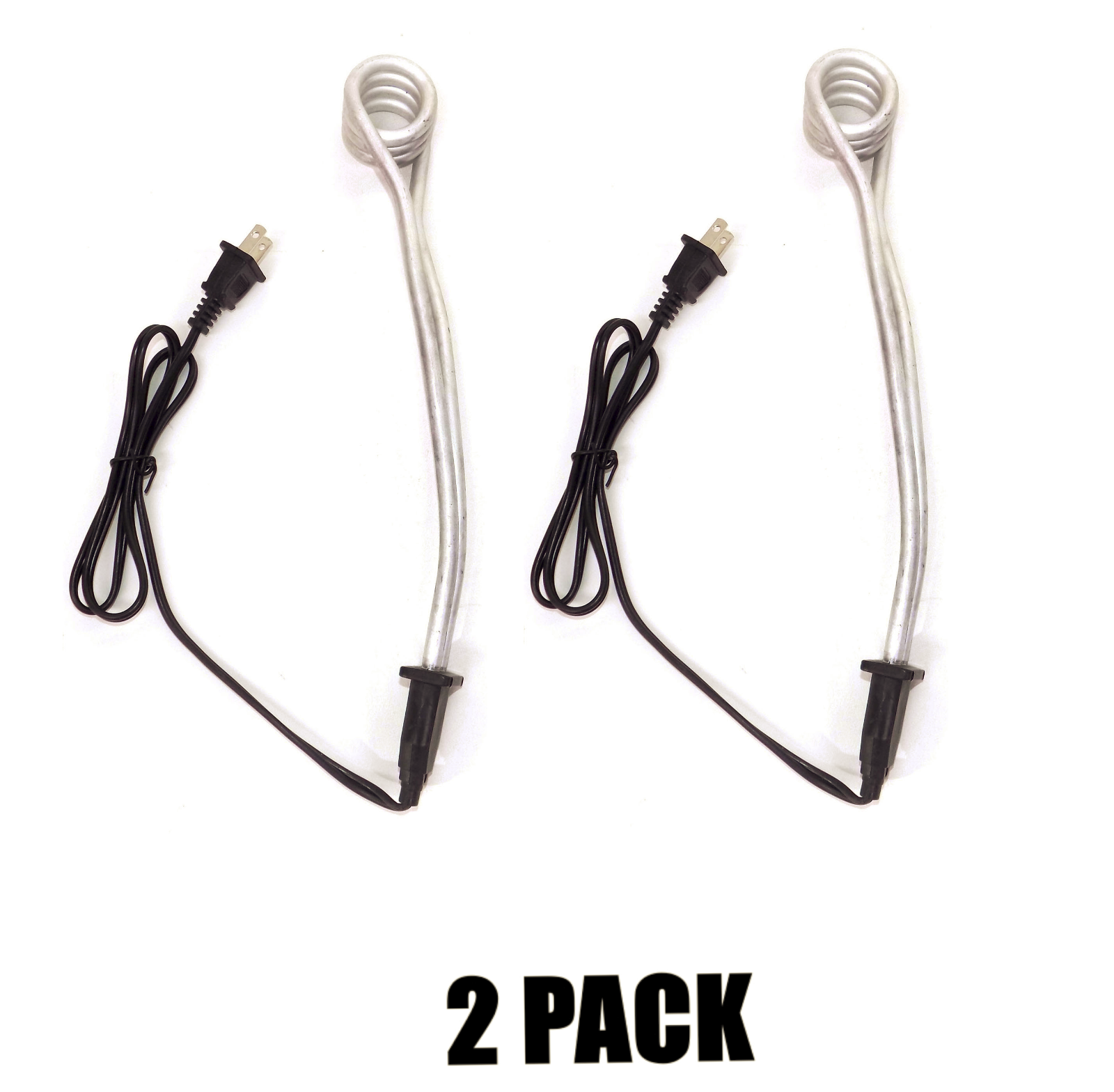 2 - 1000W Immersion Water Heater Portable Electric Submersible 13.5 Inch... - $23.65