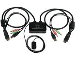 StarTech.com 2 Port USB VGA Cable KVM Switch - USB Powered with Remote S... - $70.90