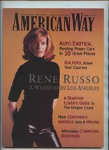 American Way Magazine American Airlines &amp; Eagle June 15, 1999 Rene Russo - £14.24 GBP