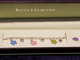 Vintage Ross simons silver childs charm bracelet - $49.00+