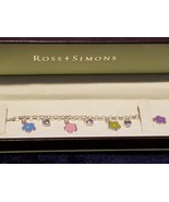 Vintage Ross simons silver childs charm bracelet - £39.04 GBP+