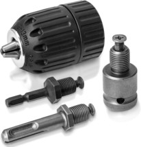 Hakkin 2-13Mm Keyless Drill Chuck Adapter, 1/2-20Unf Drill Chuck, Hammer Drill - $33.93