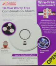 Kidde 10 Year Worry-Free Sealed Battery Combination Smoke and Carbon Mon... - $70.11