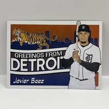 2022 Topps Archives Baseball Javier Baez Postcard PC-9 Detroit Tigers - £1.58 GBP