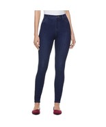 Time and Tru Women&#39;s Dark Wash Blue Stretch Knit Pull-on Jeggings Pants ... - $9.99
