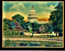 White House Picture of Capital in 1941, Washington D.C.  - £6.12 GBP
