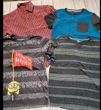 Boys Size 8 Short Sleeve Shirts 4pcs mix - $8.50