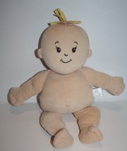 Baby Stella Doll 13&quot; Light Skin Plush Blonde Hair 1st Soft Toy Bow Manhattan Toy - £13.70 GBP