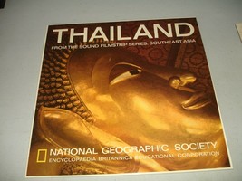 National Geographic Society – Thailand (LP, 1968) Sound Filmstrip Series, EX - £11.86 GBP