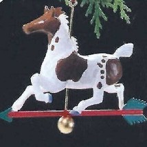 Horse Weathervane 1989 Hallmark Ornament QX4632 - $11.49