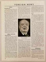 1953 Magazine Photo Article Winston Churchill Great Britain - £7.28 GBP