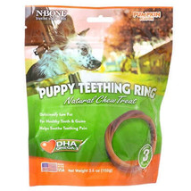 N-Bone Puppy Teething Rings Pumpkin 1ea/3.6 oz, 3 pk - £6.29 GBP