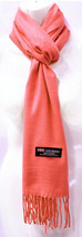 Coral 6Pcs Unisex Winter Solid Wool Scotland 100% Cashmere Scarf Scarves - £57.04 GBP