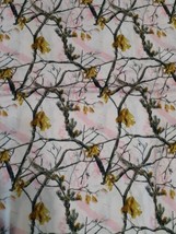 2 Piece Realtree Camouflage Fabric, Light Pink, Camo, 10006, Cotton, 42&quot; x 3 Yd - £20.66 GBP