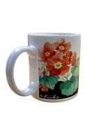 Otagiri Coffee Mug Apricot Flowers Green Leaves Advantage Collection Kim... - $197.21 MXN
