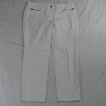 So Slimming by Chico&#39;s 12 / 2 Ankle Skinny White Stretch Denim Womens Jean - £11.95 GBP