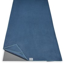 Gaiam Stay Put Yoga Towel Mat Size Yoga Mat Towel (Fits Over Standard Si... - £30.10 GBP