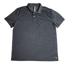 Vuori Zephyr Polo Black Heather Golf Shirt V1000 Men&#39;s Size XL - $49.45