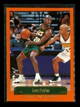 Vintage 1998-99 TOPPS Basketball Trading Card #20 GARY PAYTON Supersonics - £3.76 GBP