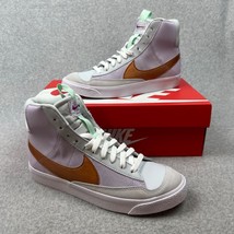 Nike Blazer Mid Top Sneakers Size 6.5 youth/ 8 Womens lavender Metallic Copper - £64.52 GBP