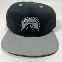 Vintage Rare Old Stock Paramount Pictures Black And grey Snapback Headmo... - £59.75 GBP