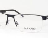 LighTec MOREL 7912L NG031 Matt Black /Silver-Grey UNIQUE EYEGLASSES 57-1... - $158.21