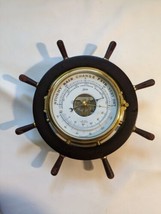Vintage Nautical Schatz Compensated Barometer Thermometer West Germany Working - £69.76 GBP