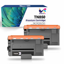 2x High TN850 Black Toner Cartridge For Brother TN850 HL-L6200DW L6300DW... - £40.11 GBP