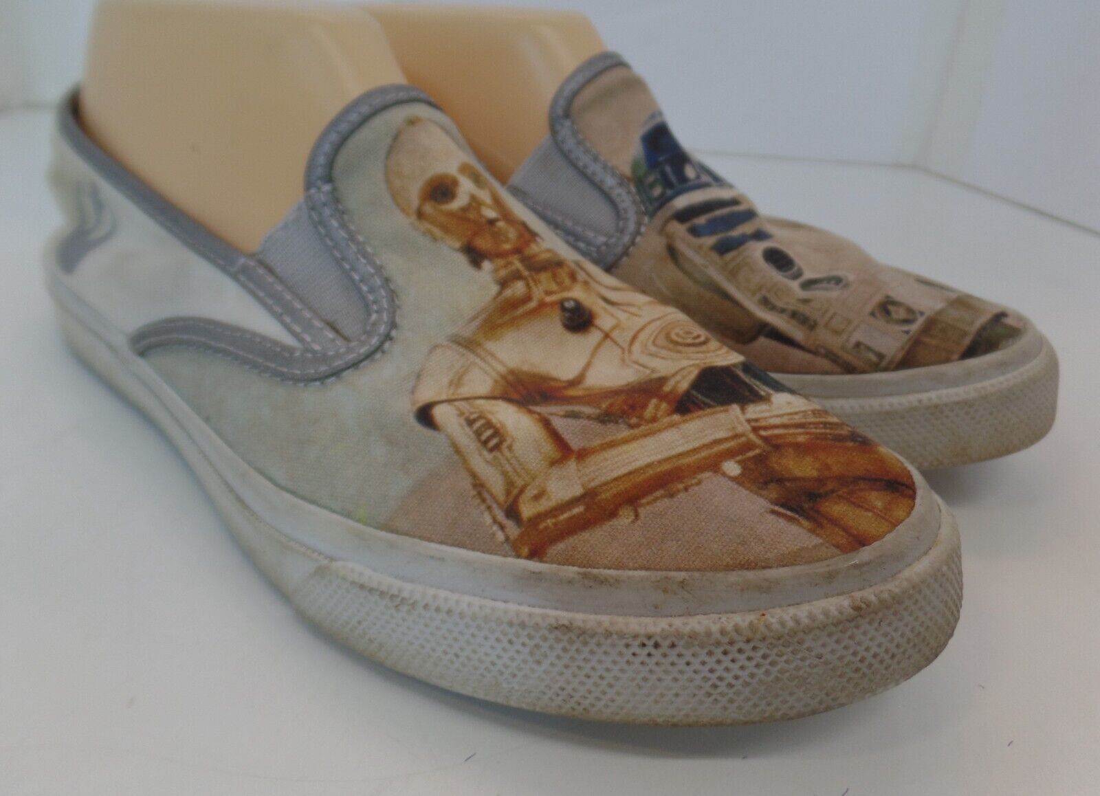 Primary image for Star Wars X Sperry Top Sider Slip On Comfort Shoes Men's R2D2 C3PO Size 6.5