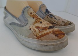 Star Wars X Sperry Top Sider Slip On Comfort Shoes Men&#39;s R2D2 C3PO Size 6.5 - £19.41 GBP