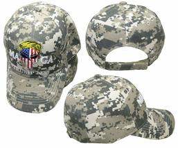 K&#39;s Novelties MAGA Trump 2020 USA Skull ACU Digital Camo Embroidered Hat Cap - £7.81 GBP
