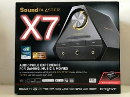 Creative Sound Blaster X7 5.1 Hi-Res USB DAC 600 Ohm Desktop Headphone A... - £663.39 GBP