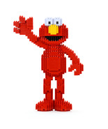 Seasame Street Elmo Brick Sculpture (JEKCA Lego Brick) DIY Kit - £61.33 GBP