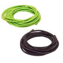 Elastic No Tie Shoelaces for Adults and Children (2-Pack) Green and Black - $7.99