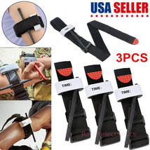 3PCS First Aid Tourniquet Bleed Stop Life Rescue Tools Emergency Release Strap - £15.84 GBP