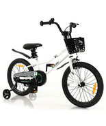 18 Feet Kid&#39;s Bike with Removable Training Wheels-Black &amp; White - Color:... - $183.51