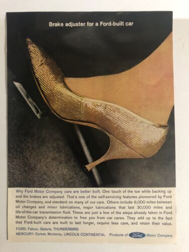 1962 Ford Vintage Print Ad Advertisement pa12 - £6.70 GBP