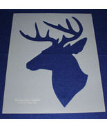 Buck-Deer Head Stencil S-Mylar 14 Mil 17&quot;H X 14&quot;W - Painting /Crafts/ Te... - $26.71