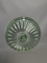 Vintage Large Green Lid, Glass, Pumpkin Bubble Look, Replacement. 9&quot; inside Rim - £10.52 GBP