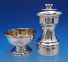 Windham by Tiffany and Co Sterling Silver Salt Dip Master and Pepper Mill #7976 - £309.33 GBP