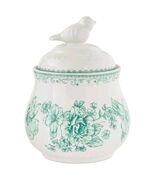 Pioneer Woman ~ AGATHA ~ Stoneware ~ Sugar Bowl w/Lid ~ Sugar Pot ~ GREEN - $49.27 CAD