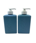 Vintage Ivory Liquid Soap 9 Oz Blue Pump Bottle 1988 Made In USA Lot Of 2 - $27.49 CAD